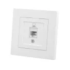                  Розетка компьютерная RJ45 белая "Сенеж"  | SQ1816-0043 | TDM
               
