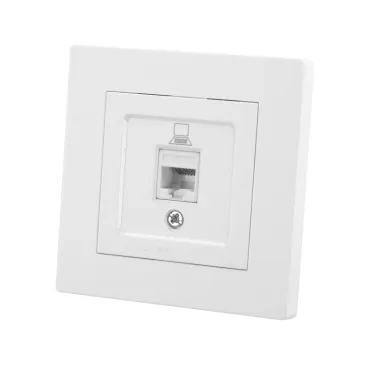 Розетка компьютерная RJ45 белая "Сенеж"  | SQ1816-0043 | TDM