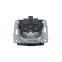BRITE Розетка с заземлением с защитными шторками и крышкой 16А IP44 РСбш10-3-44-БрЧ черный
