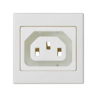 Simon Connect Адаптер с гнездовым разъёмом С13, "мама"(IEC3200), К45, белый | K306A-9 | Simon