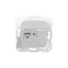 Розетка Компьютер RJ45 с/у мех. бел DEA  | KR-78-0223 | Kranz
