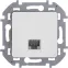 Информационная розетка RJ 45 категория 6 UTP INSPIRIA белая
