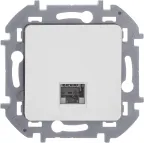                  Информационная розетка RJ 45 категория 6 UTP INSPIRIA белая
               