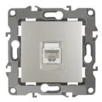 Розетка информационная 12-3107-15 RJ45,  перламутр (10/100/2500) |Б0019353 | ЭРА