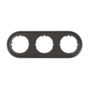 Рамка 3-постовая круглая (бронза) Vintage-Classic | 889337-1 | Ecoplast