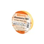 Изолента ПВХ 0,15х19мм Желтая 20м  | SQ0526-0002 | TDM