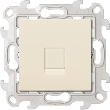 Розетка для передачи данных RJ45 Cat.6 UTP цвета слоновая кость S24 Harmonie | 2410599-031 | Simon