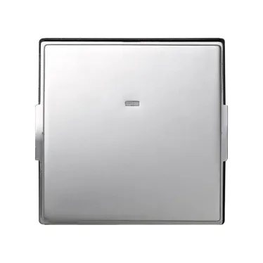 Клавиша для выключателя с подсветкой IK09 TOP IMPACT цвета алюминий S27 Scudo | 2705011-033 | Simon