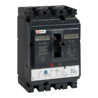 Автоматический выключатель ВА-99C (Compact NS) 160/16А 3P 36кА EKF | mccb99C-160-16 | EKF