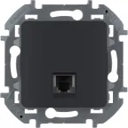 Телефонная розетка RJ11 INSPIRIA антрацит