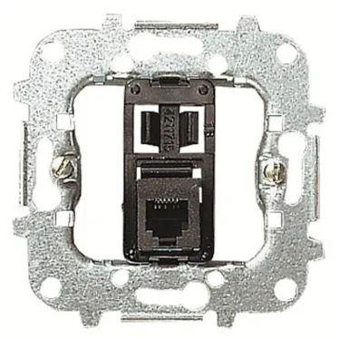 Розетка телекоммуникационная на 8 контактов, тип RJ45, категория 5е | 8118.5  | 2CLA811850A1001 | ABB