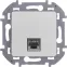 Информационная розетка RJ 45 категория 6 UTP INSPIRIA алюминий