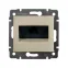 VALENA Розетка компьютерная RJ45х1 категория 5е в рамку слоновая кость