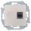 Simon 15 Шампань Розетка компьютерная  RJ45 кат.5e (AMP) | 1591551-034 | Simon