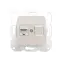 DEA Розетка Компьютер RJ45 с/у мех. Беж | KR-78-0253 | Kranz