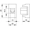 Розетка RJ-45 категория 6 экранированная Viva 1 модуль черная