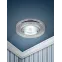 Светильник декор стекло круглое MR16,12V/220V, 50W, хром/серебряный блеск DK7 CH/SHSL