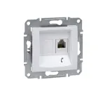                  Sedna Белый Розетка ТЛФ 1-ая RJ11 | SDN4101121 | Schneider Electric
               