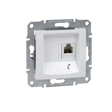 Sedna Белый Розетка ТЛФ 1-ая RJ11 | SDN4101121 | Schneider Electric