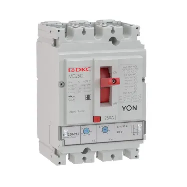 Выключатель автоматический в литом корпусе YON MD250N-TM063 | MD250N-TM063 | DKC