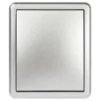 Выключатель Эксперт 11-1202-03 с подсветкой IP20 10АХ-250В ОУ алюминий