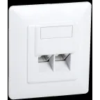                  Розетка информац. для внутр. монтажа RJ45 2 порта IDC Dual | CS2-1C5EU-21 | ITK
               