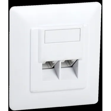 Розетка информац. для внутр. монтажа RJ45 2 порта IDC Dual | CS2-1C5EU-21 | ITK