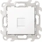 Розетка для передачи данных RJ45 Cat.6 UTP белого цвета S24 Harmonie | 2410599-030 | Simon