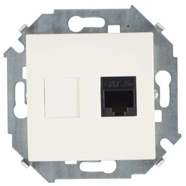 Simon 15 Сл. кость Розетка компьютерная  RJ45 кат.5e (AMP) | 1591551-031 | Simon