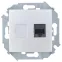 Simon 15 Алюминий Розетка компьютерная  RJ45 кат.5e (AMP) | 1591551-033 | Simon