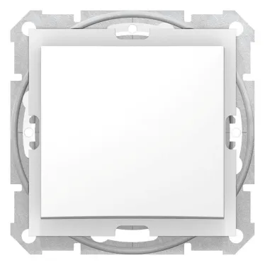 Sedna Белый Переключатель 1-клавишный 10А, IP44 (сх.6) | SDN0400521 | Schneider Electric