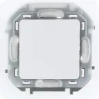                  Переключатель IP44 INSPIRIA 10 AX 250 В~ белый
               