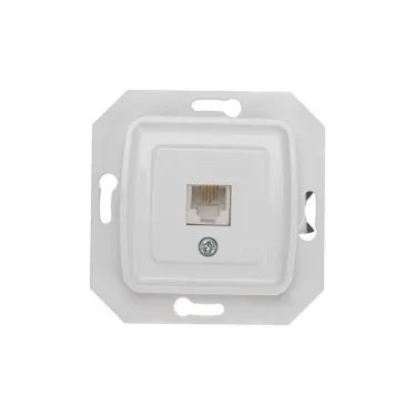 Розетка Телефон RJ11 с/у мех. бел DEA  | KR-78-0222 | Kranz