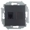 Simon 15 Графит Розетка компьютерная  RJ45 кат.5e (AMP) | 1591551-038 | Simon