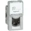 Mosaic Розетка компьютерная RJ45 FTP категория 6 1 модуль алюминий