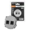 Розетка компьютерная двойная RJ45 платина, "Байкал"  | SQ1819-0316 | TDM