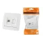 Розетка компьютерная RJ-45 белая "Валдай"  | SQ1804-0013 | TDM