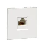 Altira Белый Розетка W45 1XRJ45 Cat.5E формата 45Х22,5 RAL 9003 | RIN-145K5E-B | SE
