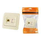                  Розетка компьютерная RJ-45 сл. кость "Валдай" | SQ1804-0113 | TDM
               
