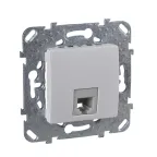 Unica Белый Розетка ТЛФ 1-ая 4 контакта | MGU5.492.18ZD | Schneider Electric