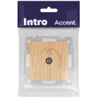 Розетка Intro Accent 6-301-11 TV одиночная, IP20, СУ, сосна
