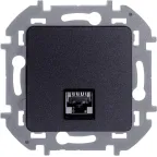 Информационная розетка RJ 45 категория 6 UTP INSPIRIA антрацит