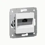                  CARIVA Розетка компьютерная RJ45 UTP с захватами
               