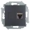 Simon 15 Графит Розетка компьютерная RJ45 кат.6а (АМР, FTP) | 1591563-038 | Simon