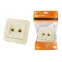 Розетка компьютерная RJ-45 + TФ (RJ-11) сл. кость "Валдай" | SQ1804-0115 | TDM