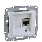                  Sedna Белый Розетка компьютерная 1-ая RJ45 кат. 5e UTP | SDN4300121 | Schneider Electric
               
