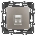 Розетка Elegance 14-3107-16 RJ45, титан