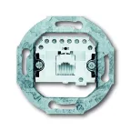 Механизм 1-постовой телефонной розетки 8 полюсов RJ 11/12, RJ 45, ISDN, категория 3 | 2CKA000230A0378 | ABB