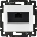                  VALENA Розетка компьютерная RJ45х1 UTP белая
               
