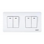                  4-клавишный выключатель с LED-подсветкой 10А 250В | 715400 | CHINT
               